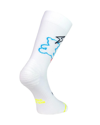 Ponožky SPORCKS RUN MY TEDDY WHITE - RUNNING SOCKS